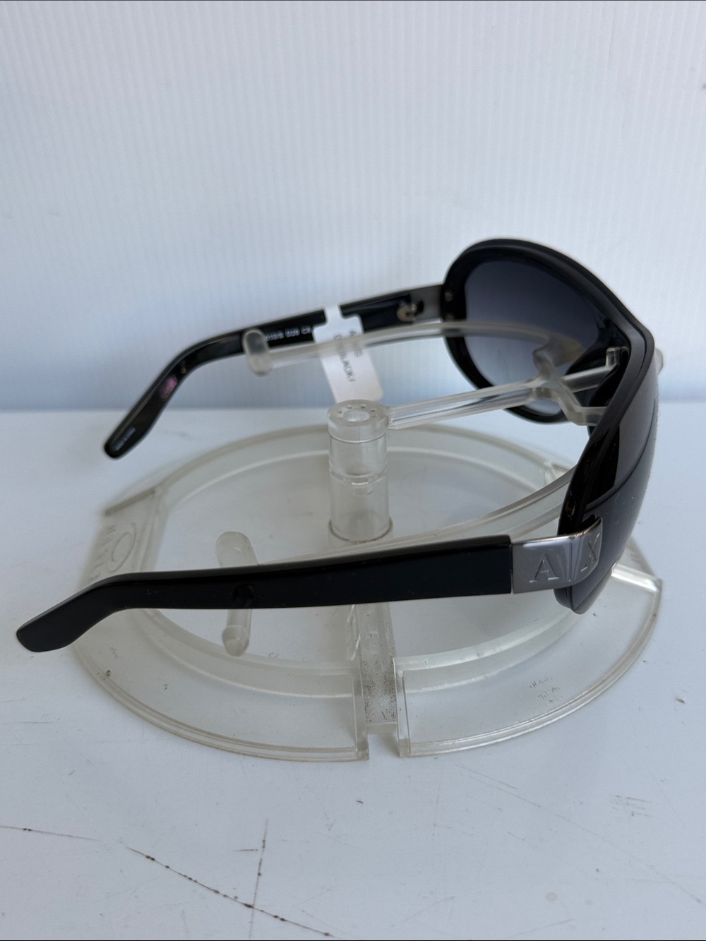 NEW ARMANI EXCHANGE AX010/S Black Sunglasses NEW WITHOUT TAGS - Picture 4 of 9